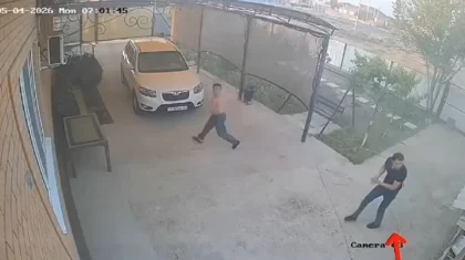 Атырауда полиция қызметкері таңғы уақытта ер адамды өрттен құтқарып қалды