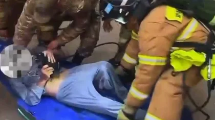 Қосшыда ер адам пәтерімен бірге тірідей өртеніп кете жаздады (ВИДЕО)