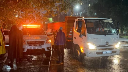 Алматыда екі күнде айлық жауын-шашын мөлшерінің жартысы жауды