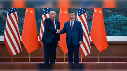 Тарихи сәт: Дональд Трамп тоғыз жылдан кейін Қытайға келді (ВИДЕО)