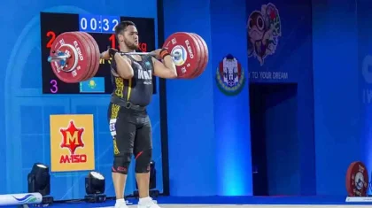 Азия чемпионаты: ауыр атлет Сұлтан Мейрам үздік төрттікке енді