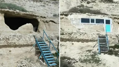 Маңғыстау облысында белгісіз біреулер 200 жылдан аса тарихы бар мешітке пластик терезелер орнатқан