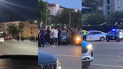 Атырауда рейд: өзге өңірлерден барған патруль көліктері қаптап, көшеде полиция толып жүр (ВИДЕО)