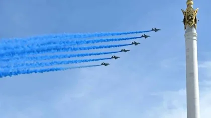 Елорда аспанында әскери авиация ұшақтарының жаттығуы басталады