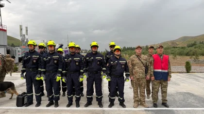 Қазақстандық құтқарушылар Тәжікстандағы халықаралық оқу-жаттығуға аттанды
