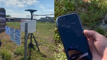 Қостанайда бірінші рет интернет тартылған ауыл халқы бірден туыстарына бейнеқоңырау шалған