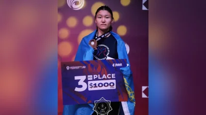 Қазақстандық құтқарушы ММА спортынан Азия чемпионатына қатысып, қола жүлде жеңіп алды