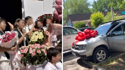 «Әке-шешем 101 раушан, аға-жеңгем 101 пион әкелсін»: соңғы қоңырау күні гүл сыйлап жарысқандар сынға қалды