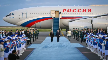 Ресей президенті Қазақстанға мемлекеттік сапармен келді