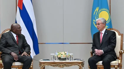Қасым-Жомарт Тоқаев Куба Республикасының вице-президенті Сальвадор Вальдес Месамен кездесті