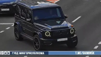 Беларусьте қазақстандық VIP-нөмірлі Гелендваген шу шығарды (ВИДЕО)