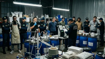 Құны – 1,5 млрд теңге: Алматы облысында 90 кг есірткі өндірген шетелдіктер 20 жылға сотталды