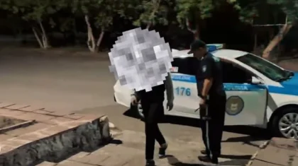 Қарағандыда жас жігіт мотоцикліне мініп, полициядан қашқан (ВИДЕО)
