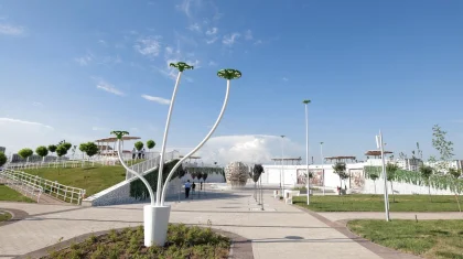 Қала күні: Shymkent City шағынауданында жаңа саябақ ашылды