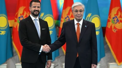 Тоқаев Қазақстанға алғаш рет келген Черногория президентімен келіссөз өткізді