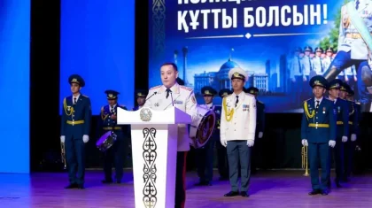 Шымкентте Қазақстан полициясы күні салтанатты түрде аталып өтті
