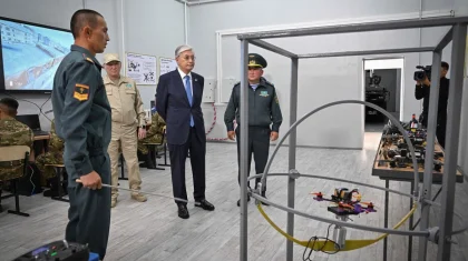 Тоқаев Шоқан Уәлиханов атындағы әскери колледж ғимаратын аралап шықты (ВИДЕО)