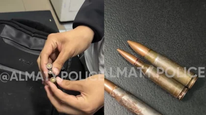 Алматы метросында полиция жасөспірімнің сөмкесінен Калашников автоматының оғын тауып алды