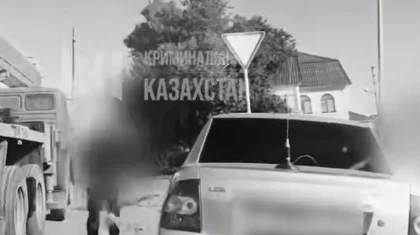 Оралда оқушылар көлік ұрлап, полициядан қашқан (ВИДЕО)
