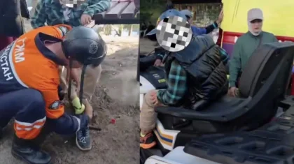 Бурабай тауларында жарақат алған 8 жастағы бала құтқарылды