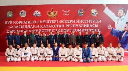 Ақтөбеде Қорғаныс министрлігінің дзюдо орталығы ашылды