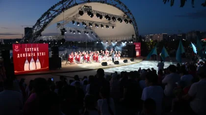 Ұлттық домбыра күнінде Шымкентті әсем әуен тербеп тұрды