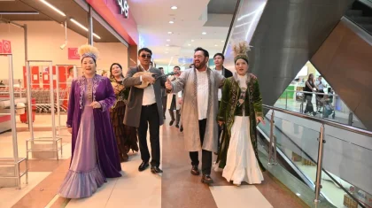 Ұлттық домбыра күні: шеру Mega Planet Shymkent ойын-сауық орталығында жалғасты