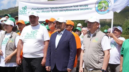 «Мөлдір бұлақ» экологиялық акциясының екінші кезеңі басталды