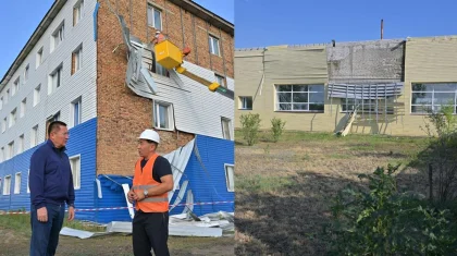 Павлодар облысында дауыл ондаған үйдің шатырын ұшырып, ауылдар жарықсыз қалды