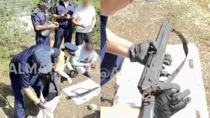Алматыда қару толы қап табылды: полиция істі тексеріп жатыр (ВИДЕО)