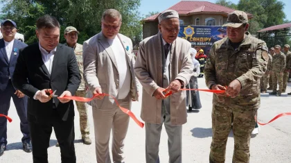Шеңгелді ауылында жаңа өрт сөндіру бекеті ашылды