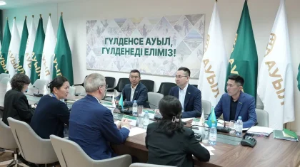 «Ауыл» партиясының штабында ЕҚЫҰ-ның сайлауды байқау миссиясымен кездесу өтті