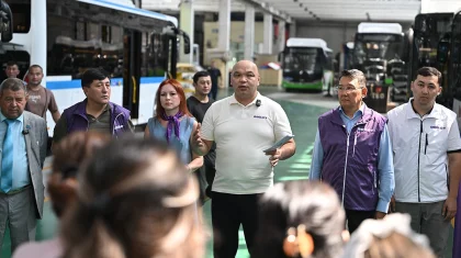 «Әділет» партиясының өкілдері «DAEWOO BUS KAZAKHSTAN» еңбек ұжымымен кездесті
