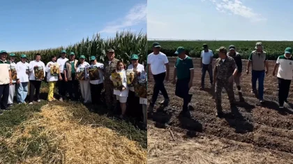 «Ауыл» кандидаттары Бәйтерек ауданындағы өндіріс орындарының жұмысымен танысты