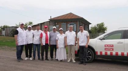 Қазақстан Халық партиясы Солтүстік Қазақстандағы «Белое Агро» ЖШС-нің машина-трактор шеберханасының еңбек ұжымымен кездесті