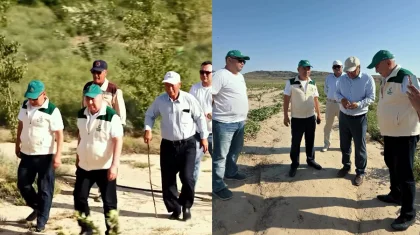 «Ауыл» партиясының кандидаттары Оңдыдағы бау-бақша жобасының әлеуетіне назар аударды