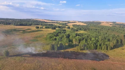 Қазақстанның бірнеше өңірінде бір тәулікте жеті орман өрті шықты
