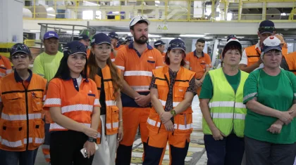 «Әділет» партиясы өндіріс саласының еңбек ұжымымен пікір алмасты