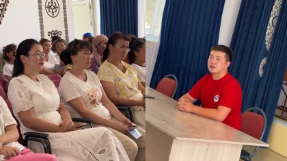 ЖСДП үміткері Байзақтағы ұстаздармен кездесті