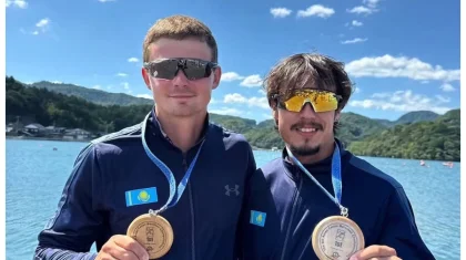Киотодағы Азия чемпионатында ескек есушілер екі алтын медаль жеңіп алды
