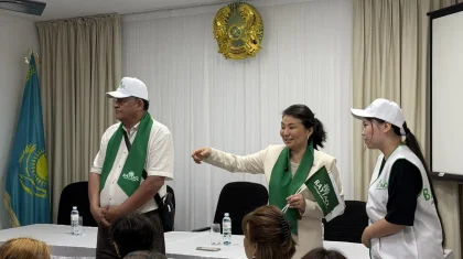«Байтақ» өкілдері медицина қызметкерлерімен жолықты