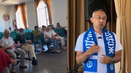ЖСДП кандидаты Тараздағы ұстаздармен білім беру және әлеуметтік мәселелерді талқылады