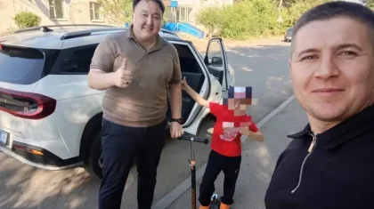 Ақмола облысында полицейлер жоғалған баланы бір сағатта тапты (ВИДЕО)