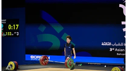 Қазақстандық ауыр атлет Азия чемпионы атанды