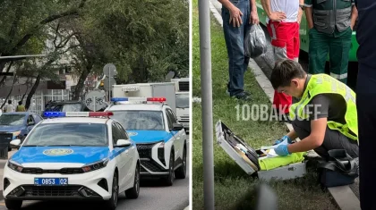Алматыда автобус қаққан әйел оқиға орнында тіл тартпай кетті (ВИДЕО)
