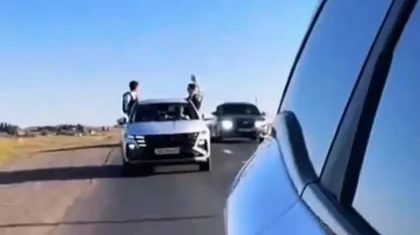 Ақтөбеде той кортежіндегі қауіпті әрекеттер желідегі видео арқылы анықталды