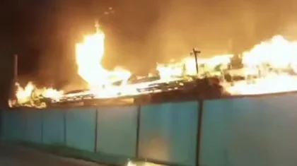 Таразда монша кешені өртеніп кетті (ВИДЕО)