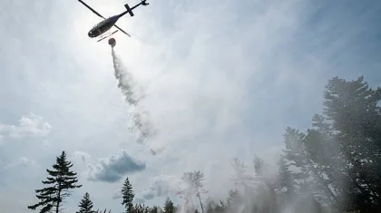 Ақтөбе облысындағы орман өртін сөндіруге тікұшақтар жұмылдырылды