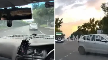 Алматыда жаяу жүргіншілердің көз алдында дрифт жасаған жүргізуші 20 тәулік уақытын қамауда өткізеді (ВИДЕО)