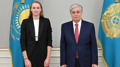 Тоқаев Елена Рыбакинаны теннистен АҚШ Ашық чемпионатындағы жеңісімен құттықтады
